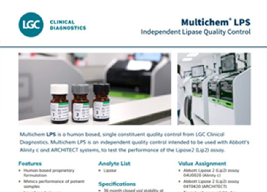 Multichem LPS for Abbott ARCHITECT & Alinity systems